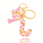 Alphabet Initial Letter Keychain Cute Backpack Charm