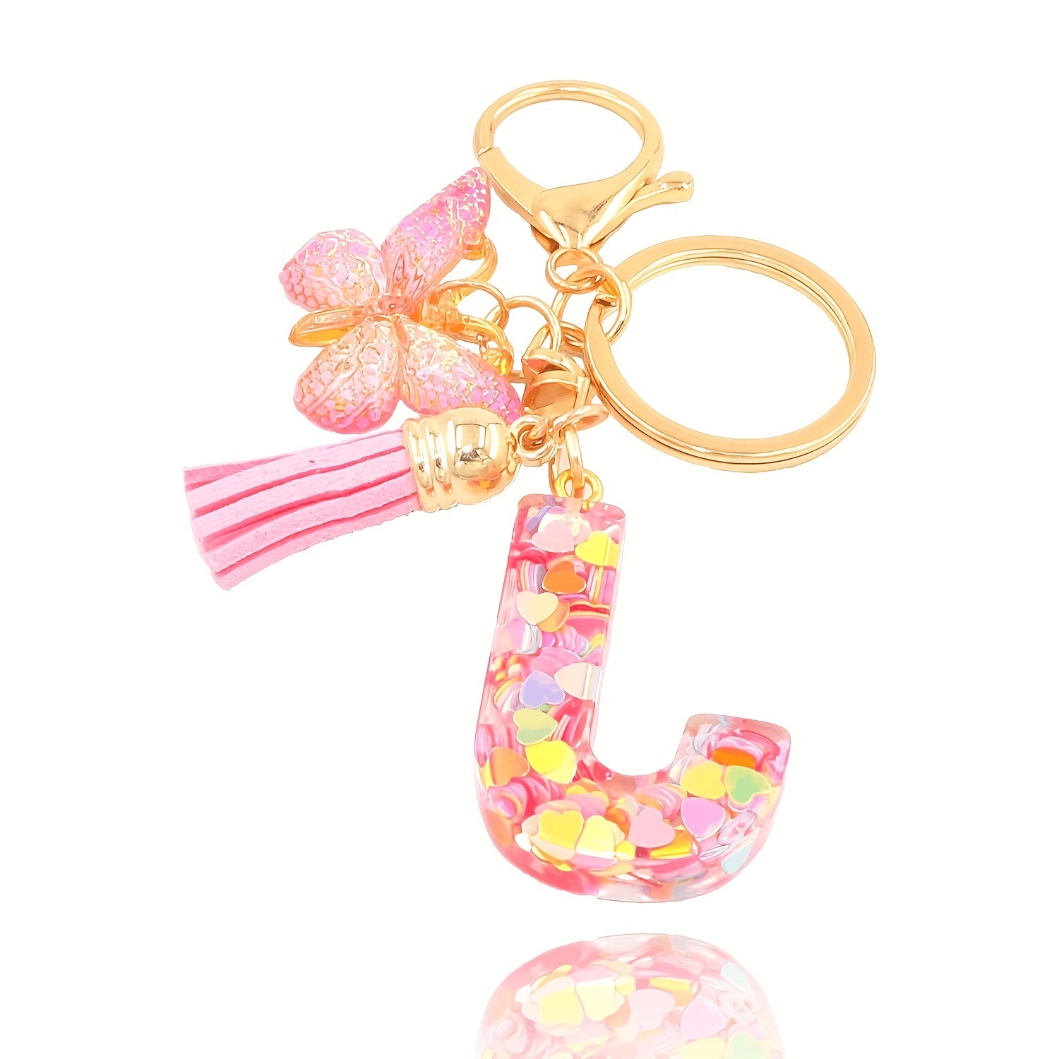 Alphabet Initial Letter Keychain Cute Backpack Charm