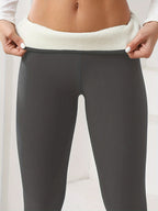 Women's High-Elasticity Warm Yoga Leggings.