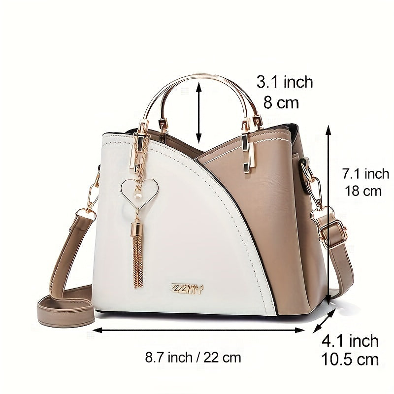 New Fashion look Color Block Small Shoulder Bag