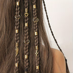 45pcs Alloy Braid Hair Rings Jewelleries