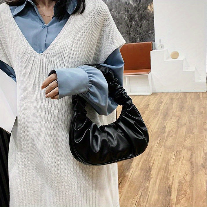 Cloud Ruched Hobo handbag