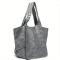 Large Capacity Retro PU Tote Bag For Women