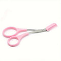 Eyebrow Trimmer Scissor With Comb.
