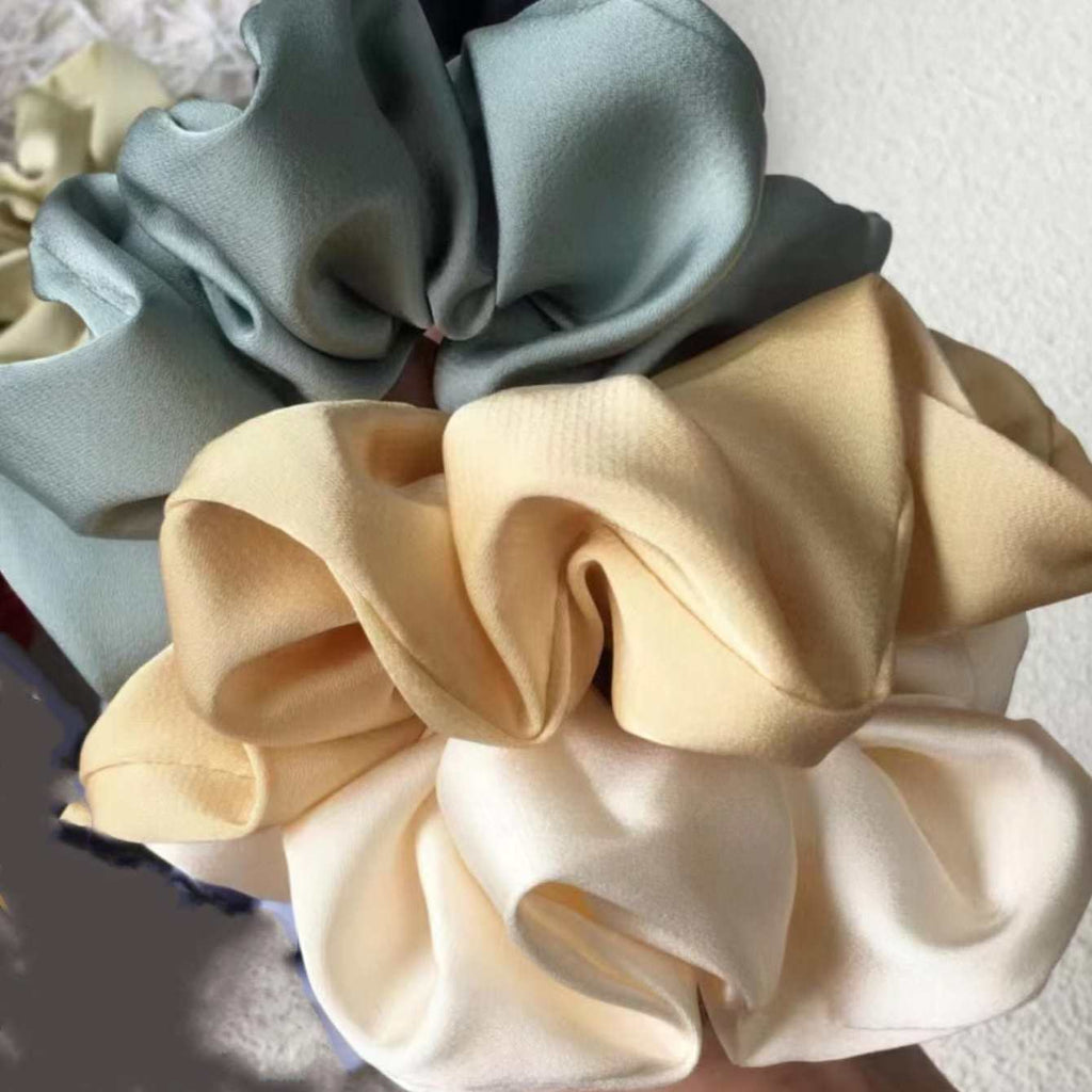 Soft Satin Hair Scrunchies Set (3pcs)