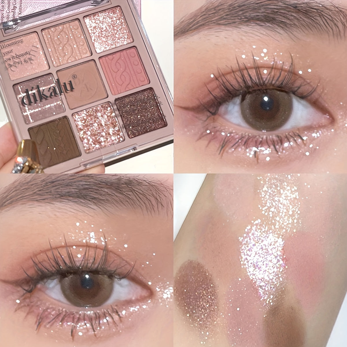 9-color Eyeshadow Palette Pearly Glitter Makeup