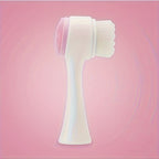2-in-1 Silicone Facial Cleansing Brush, Gentle Exfoliating & Massage