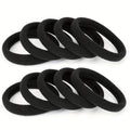50/100pcs Black Elastic Hair Bands
