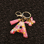 Alphabet Initial Letter Keychain Cute Backpack Charm