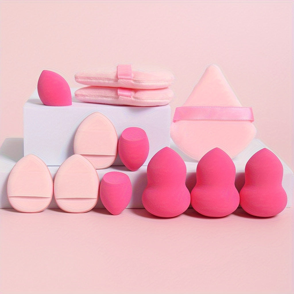 12pcs All-Purpose Makeup Sponge Set