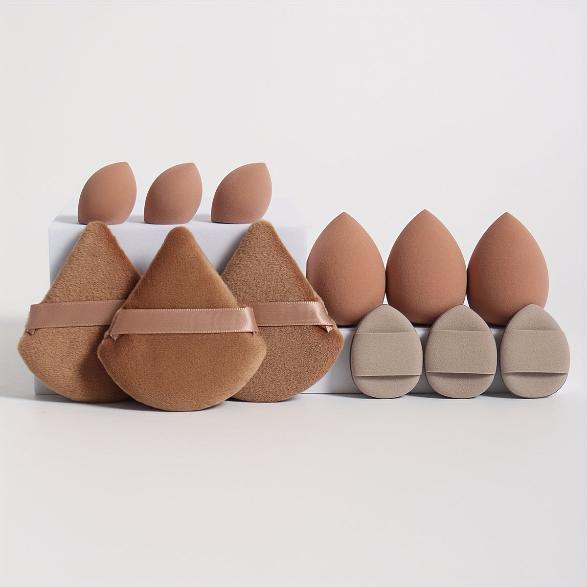 12pcs All-Purpose Makeup Sponge Set