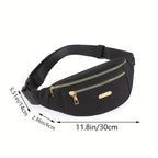Unisex Waist Pack with Adjustable Strap Bag