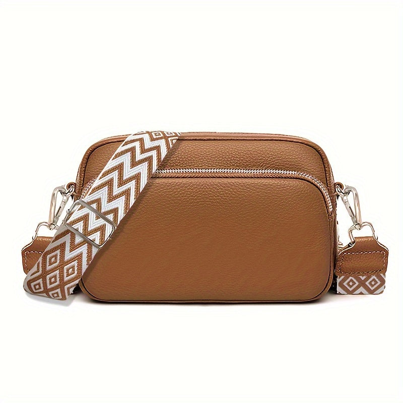 Stylish PU Crossbody Bag