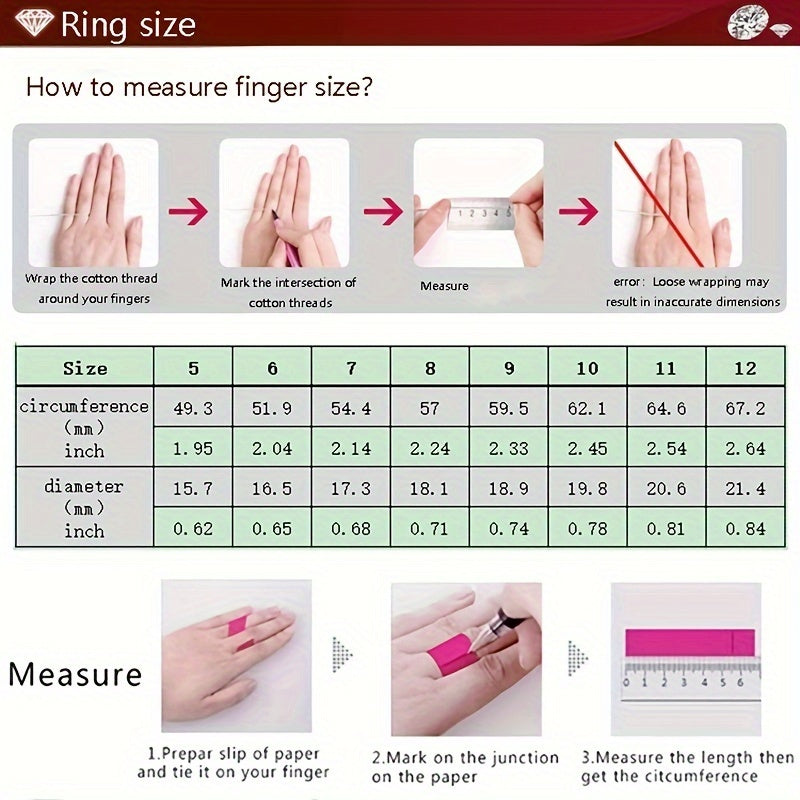 Big Pink zirconia Romantic Ring