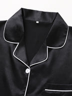 Cozy Solid Pyjama Set Women's Sleepwear