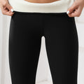 Women's High-Elasticity Warm Yoga Leggings.