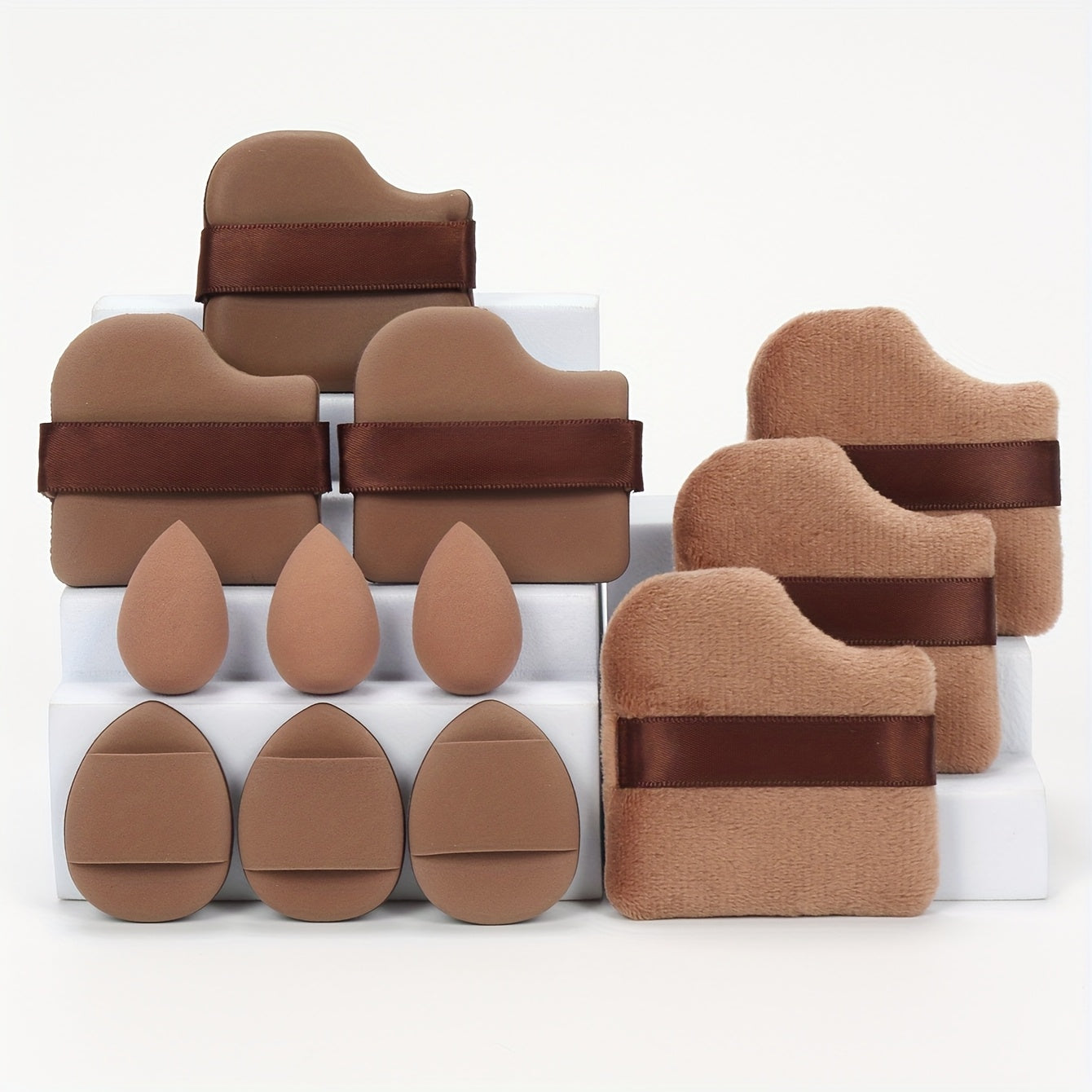 12pcs All-Purpose Makeup Sponge Set