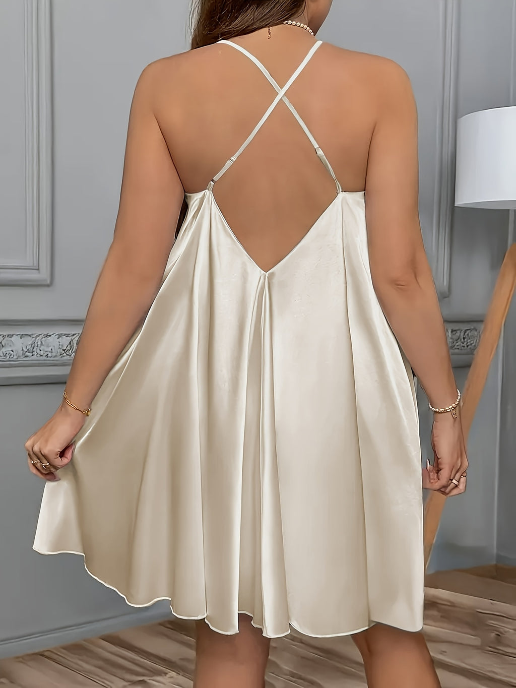 3pcs Women's Camisole Pyjama Set,