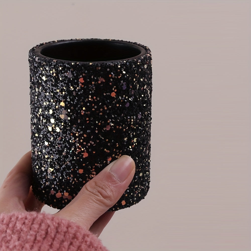 Glitter Makeup Brush Holder