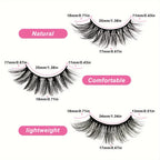Black False Eyelashes Mix 3 Styles