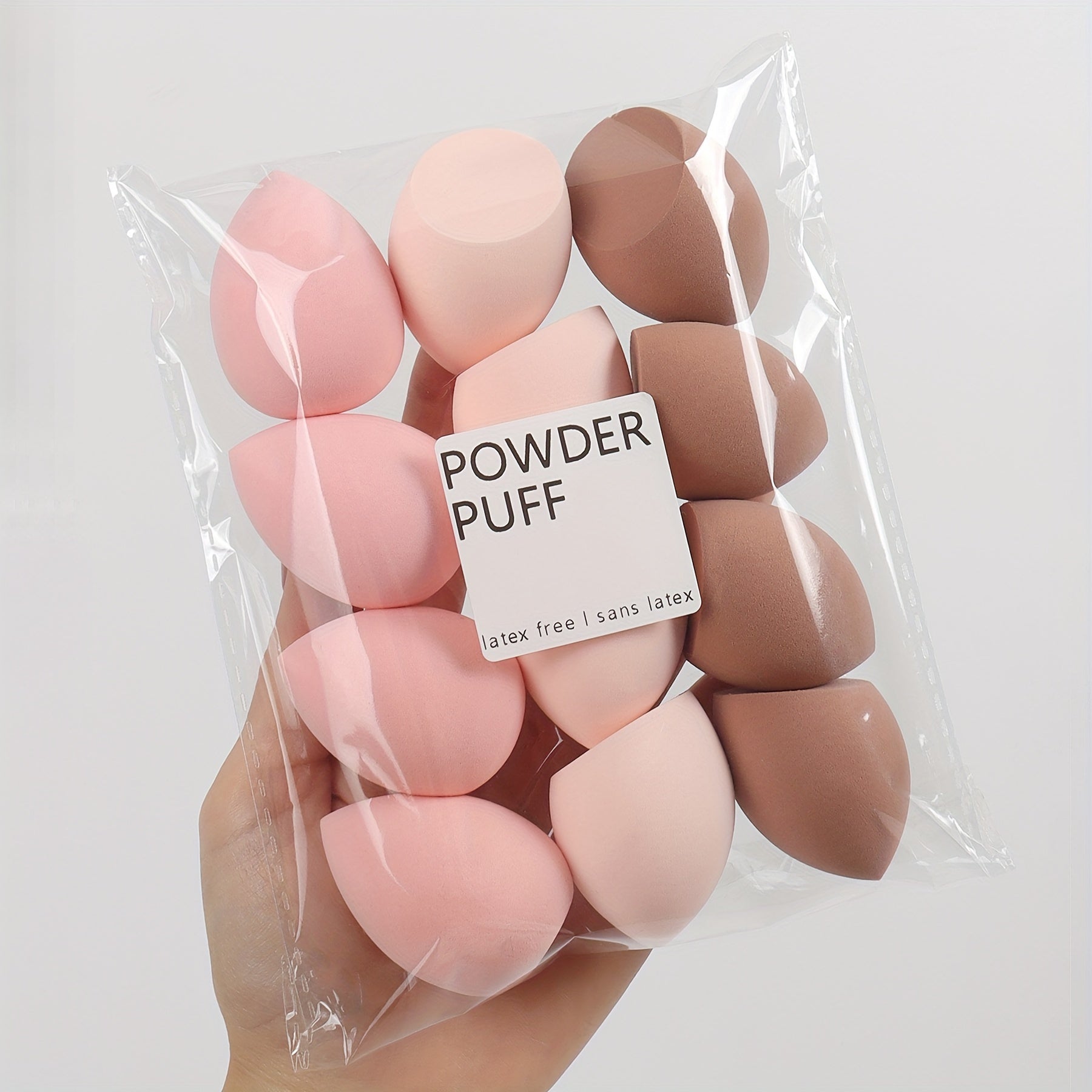 Medium Makeup Sponges 3/6/12pcs, Assorted Colors and Shapes.