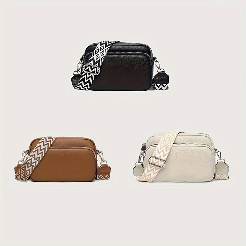 Stylish PU Crossbody Bag