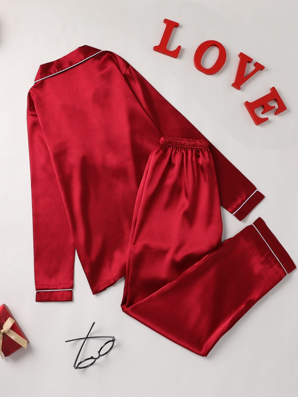 Cozy Solid Pyjama Set Women's Sleepwear