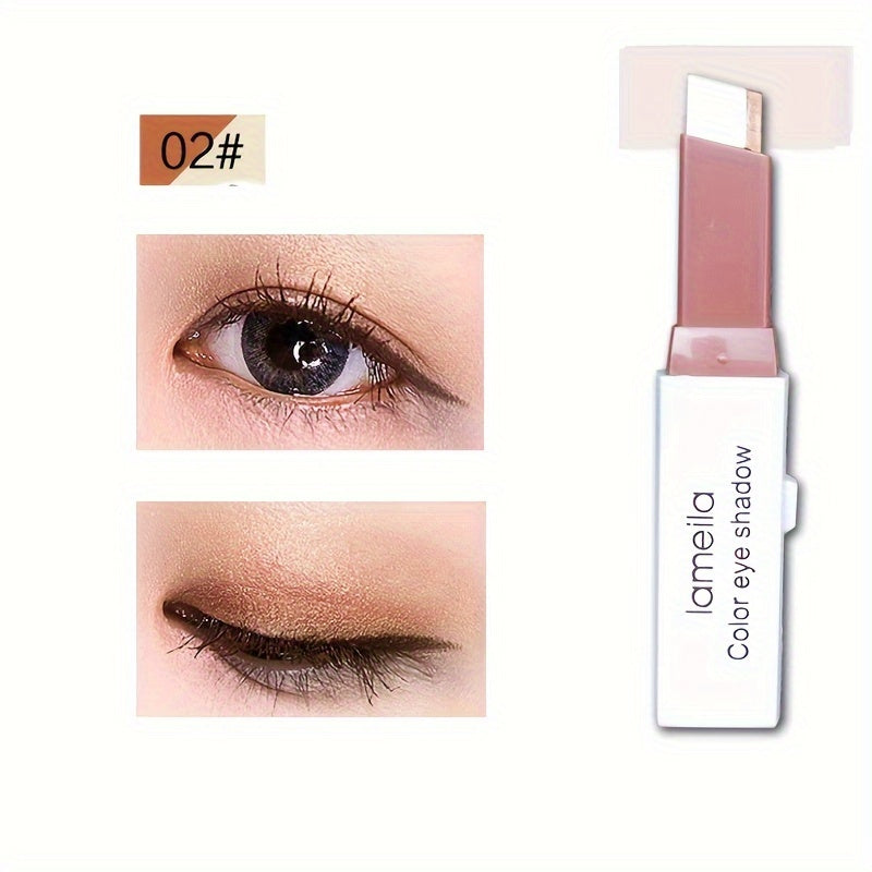 Lazy Eyeshadow Two Tone Gradient Glitter
