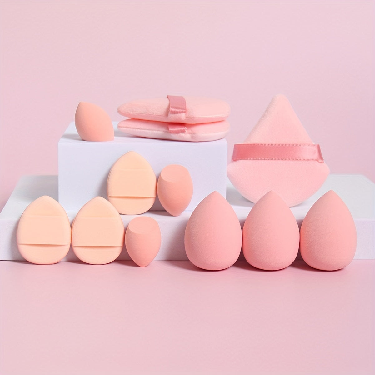 12pcs All-Purpose Makeup Sponge Set