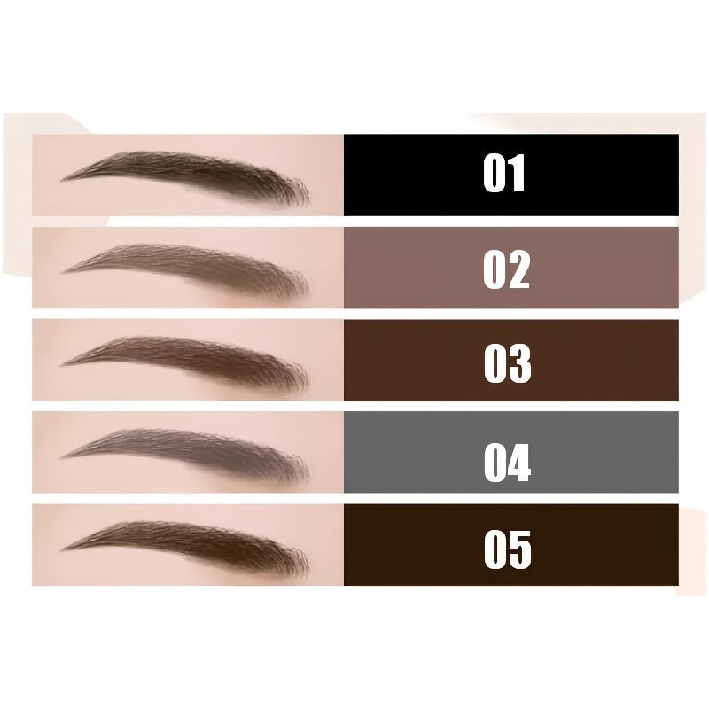 Waterproof 5 Colors Natural Eyebrow Pencil.