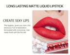 6pcs HANDAIYAN Matte Liquid Lipstick Set