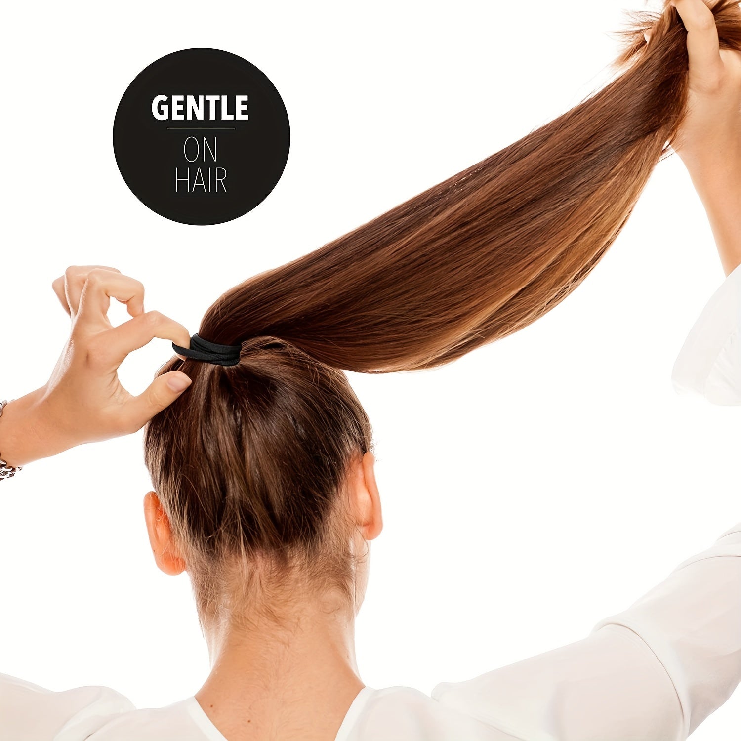 No-Damage Elastic Hair Ties Set (100pcs)