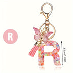 Alphabet Initial Letter Keychain Cute Backpack Charm
