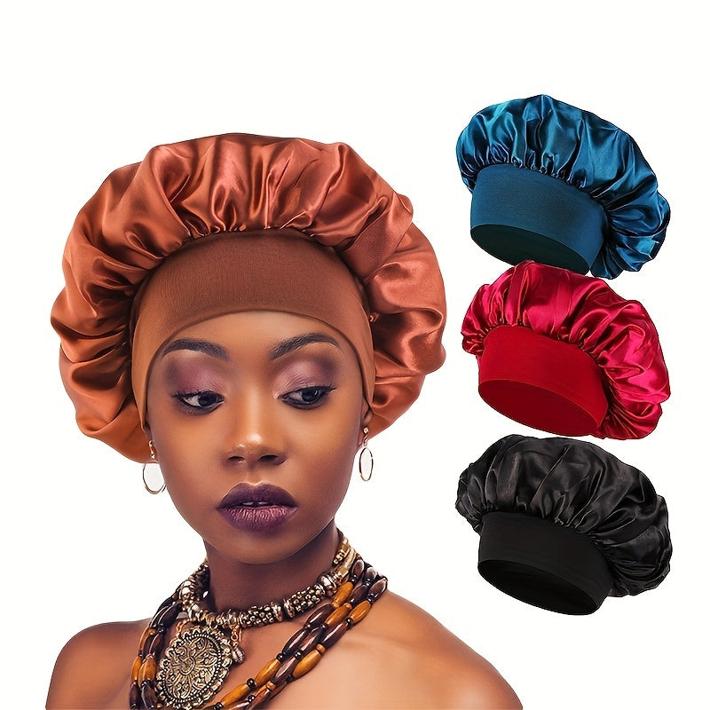 Elastic Satin Silky Bonnet