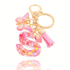 Alphabet Initial Letter Keychain Cute Backpack Charm