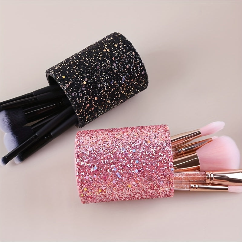 Glitter Makeup Brush Holder