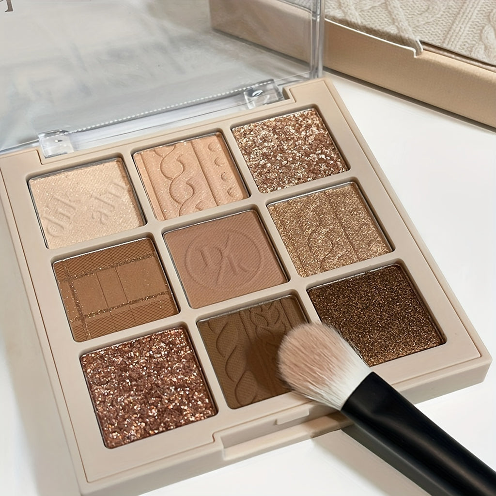 9-color Eyeshadow Palette Pearly Glitter Makeup