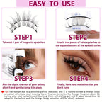 Magnetic False Eyelashes with Applicator