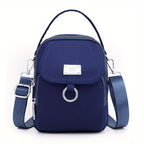 OGEHUAFEE Womens Mini Light Blue Nylon Shoulder Bag