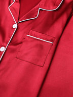 Cozy Solid Pyjama Set Women's Sleepwear