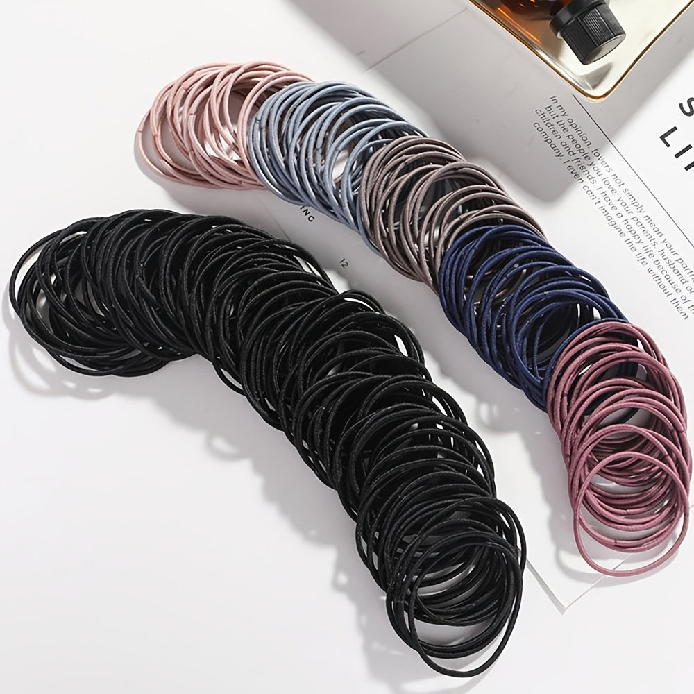 No-Damage Elastic Hair Ties Set (100pcs)