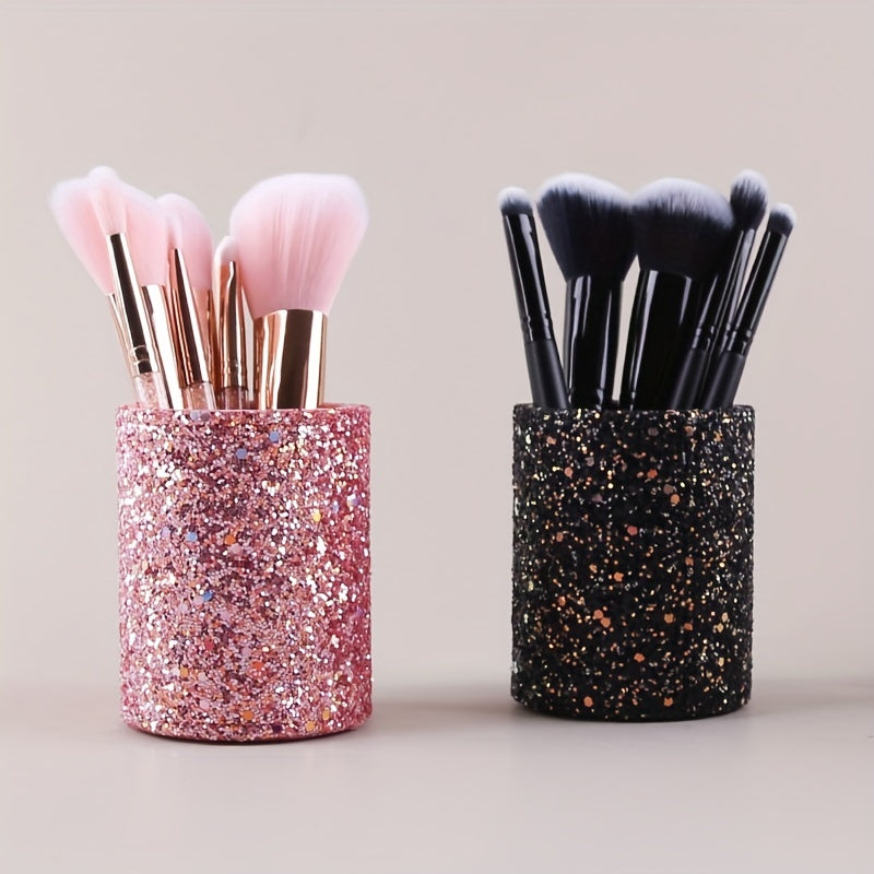 Glitter Makeup Brush Holder