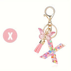Alphabet Initial Letter Keychain Cute Backpack Charm