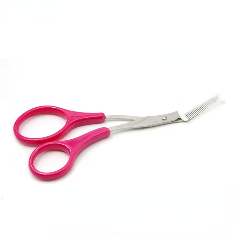 Eyebrow Trimmer Scissor With Comb.