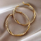 Delicate Silky Texture Design Women's Earrings.