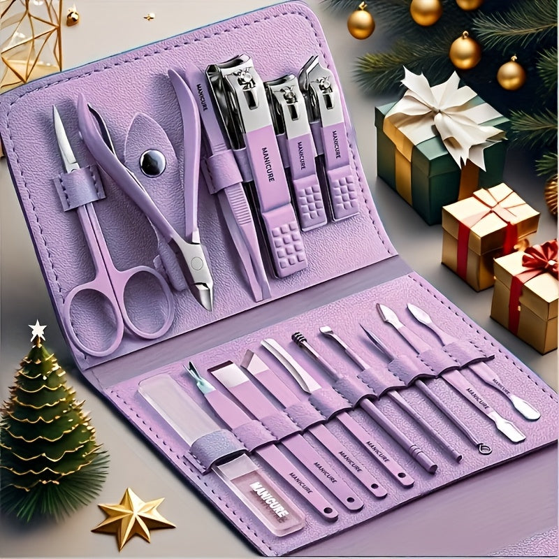 16pcs Premium Stainless Steel Manicure And Pedicure Set