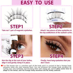 Magnetic False Eyelashes with Applicator