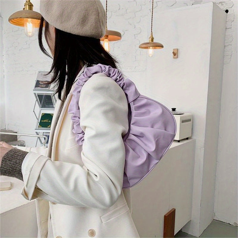 Cloud Ruched Hobo handbag