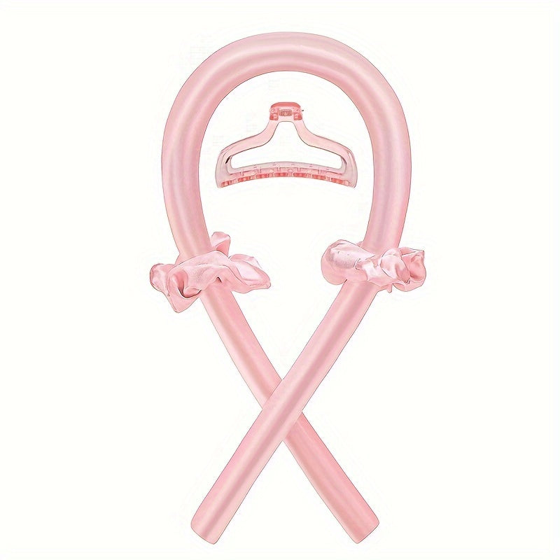 Minimalist Fabric Hair Curler with Bow Detail