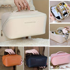 Large Capacity Makeup Bag Portable Zippered Pouch